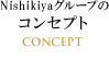 Nishikiyaグループのコンセプト CONCEPT